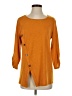 I.N. Studio Orange 3/4 Sleeve Top Size S - photo 1