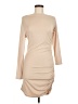 Shein Solid Tan Cocktail Dress Size M - photo 1