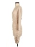 Shein Solid Tan Cocktail Dress Size M - photo 5
