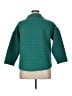 T by Talbots 100% Cotton Solid Teal Turtleneck Sweater Size XL - photo 2
