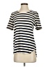 Puella Stripes Ivory Short Sleeve T-Shirt Size S - photo 1