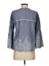 J.Crew 100% Cotton Gray 3/4 Sleeve Blouse Size XS - photo 2