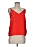 Soprano 100% Polyester Red Sleeveless Blouse Size S - photo 1