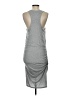 Splendid Solid Gray Casual Dress Size S - photo 2