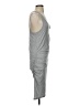 Splendid Solid Gray Casual Dress Size S - photo 4
