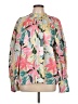 Shein Print Pink Long Sleeve Blouse Size L - photo 1