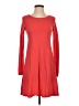 Express Solid Red Casual Dress Size XS - photo 1