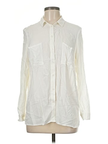 Divided by H&M Long Sleeve Button-Down Shirt (view 1)