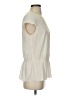 Ann Taylor Ivory Short Sleeve Top Size S - photo 4