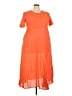 Xclusiv Orange Casual Dress Size XXL - photo 1