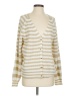 Andree by UNIT 100% Acrylic Stripes Ivory Cardigan Size S - photo 1