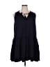 Max Studio Solid Black Casual Dress Size 2X - photo 1