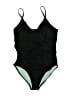 Assorted Brands 100% Polyester Solid Black One Piece Swimsuit Size L - photo 1