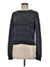 Lou & Grey Metallic Gray Pullover Sweater Size M - photo 1
