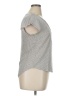 Anne Carson 100% Rayon Gray Short Sleeve Blouse Size XL - photo 4