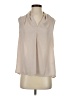 Renee C. Ivory Sleeveless Blouse Size S - photo 1