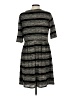 Luxology Chevron-herringbone Gray Casual Dress Size L - photo 2