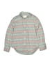 Crewcuts 100% Cotton Stripes Green Long Sleeve Button-Down Shirt Size 4 - 5 - photo 1