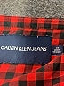 CALVIN KLEIN JEANS 100% Cotton Checkered-gingham Red Long Sleeve Button-Down Shirt Size L (kids) - photo 3