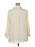 Cato Stripes Yellow 3/4 Sleeve Button-Down Shirt Size 22-24W - photo 2