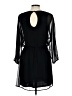 Express 100% Polyester Solid Black Cocktail Dress Size L - photo 2