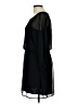 Express 100% Polyester Solid Black Cocktail Dress Size L - photo 5