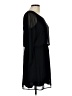 Express 100% Polyester Solid Black Cocktail Dress Size L - photo 4