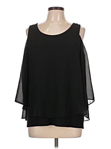 Ruby Ribbon Sleeveless Blouse (view 1)