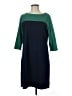 L.L.Bean Color Block Blue Teal Casual Dress Size M - photo 1