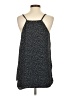 Ann Taylor LOFT 100% Polyester Black Sleeveless Blouse Size S - photo 2