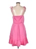 Express 100% Polyester Solid Pink Cocktail Dress Size M - photo 2