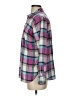Talbots 100% Cotton Plaid Purple Long Sleeve Button-Down Shirt Size S - photo 5