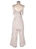 Zara Basic Stripes Tan Jumpsuit Size S - photo 2