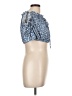 Shein 100% Polyester Blue Short Sleeve Blouse Size L - photo 4