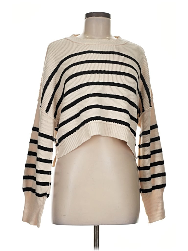 Pre-owned Sky To Moon Pullover Sweater In White