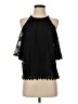 Iz Byer 100% Polyester Black Sleeveless Blouse Size S - photo 1