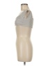 Boohoo Silver Short Sleeve Top Size 8 - photo 5