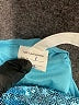 Unbranded 100% Polyester Metallic Blue Cocktail Dress Size 4 - photo 3