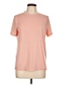 Unbranded Solid Pink Short Sleeve T-Shirt Size L - photo 1