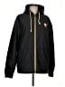 Weatherproof 100% Polyurethane Hearts Black Windbreaker Size S - photo 1