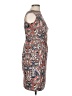 The Limited 100% Polyester Paisley Brown Cocktail Dress Size 8 - photo 4