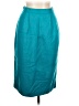 Unbranded 100% Acetate Solid Teal Formal Skirt Size 12 - photo 1