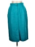 Unbranded 100% Acetate Solid Teal Formal Skirt Size 12 - photo 2