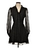 Atmosphere Polka Dots Black Casual Dress Size 4 - photo 1