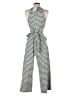 Prettygarden 100% Cotton Stripes Green Jumpsuit Size S - photo 2
