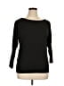 Unbranded 100% Polyester Black 3/4 Sleeve Top Size XL - photo 1