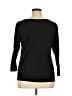 Unbranded 100% Polyester Black 3/4 Sleeve Top Size XL - photo 2