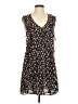 Emmelee 100% Polyester Print Black Casual Dress Size S - photo 1
