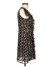 Emmelee 100% Polyester Print Black Casual Dress Size S - photo 4