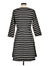 Old Navy Stripes Black Casual Dress Size L - photo 2